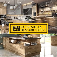 Kitchen Set Modern Minimalis HPL Murah Surabaya