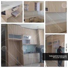 kitchen set kabinet bawah bahan sheet 