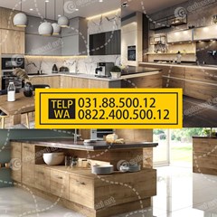 kitchen set modern minimalis hpl murah surabaya