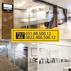 kontraktor stiker kaca / cutting sticker murah surabaya